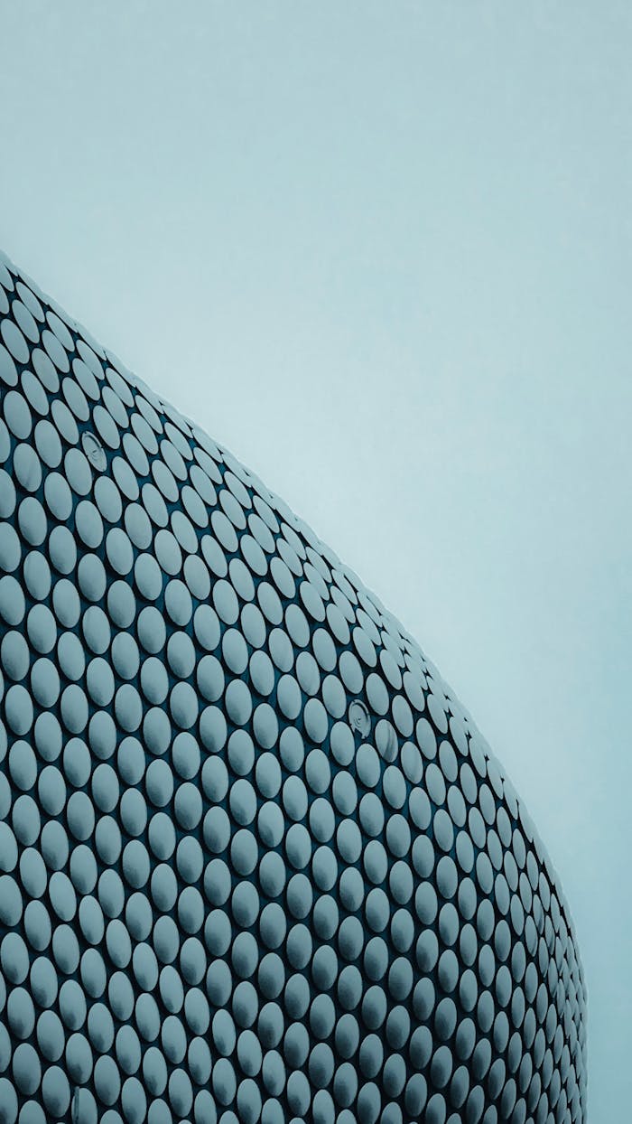 Low Angle Shot of the Selfridges Building, Birmingham, England, UK